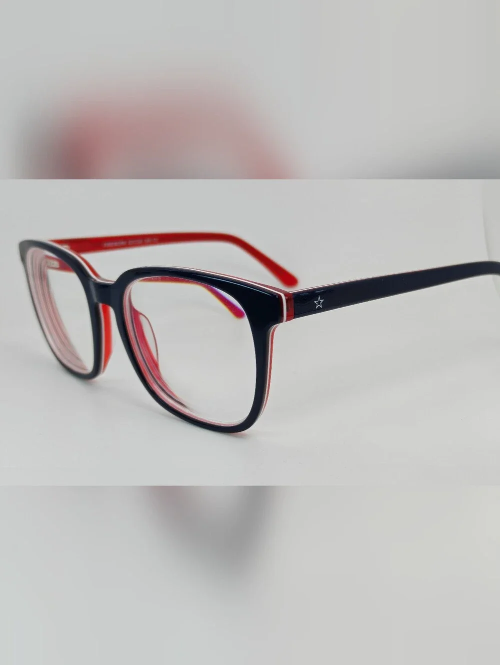 Firework. Classic Red White And Blue 🇺🇸 Square Frame Glasses.